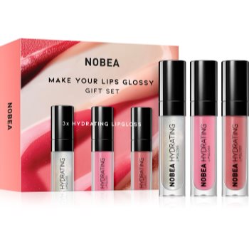 NOBEA Beauty Pleasure NOBEA Make Your Lips Glossy Gift Set set cu luciu de buze ediție cadou - imagine 2